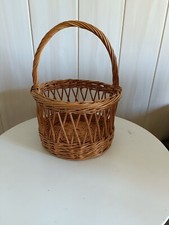 Panier Osier Rotin Vintage