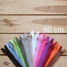 Fermeture à glissière invisible 60 cm éclair zip tarif dégressif