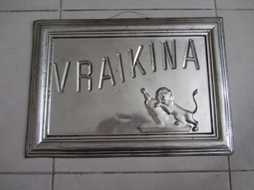 Plaque publicitaire alu - plaque,