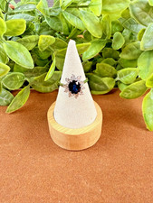 Bague marguerite en or blanc
