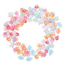  Lot de 200 mini figurines d'animaux marins en résine, miniatures de la vie