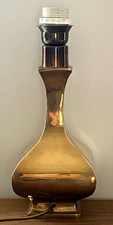 Belle Lampe Laiton  Punto Aran ciangiacomo ? Italie? Années 70 Vintage  B/TBE