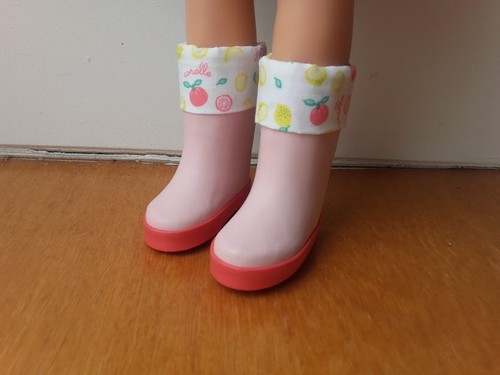 Chaussure botte pluie rose - pluie,