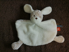 Doudou chien lapin blanc