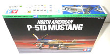 Rare Tamiya 1/72 P-51D Mustang WWII Model Kit 60749 Cockpit détaillé et décal...