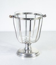 ⚜️ Porte- Bouteille Flasque Pivot De Barque Plaqué Argent Garavani Torino