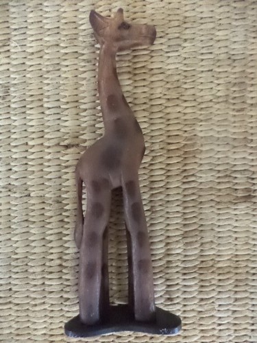 Décoration girafe bois - décoration,