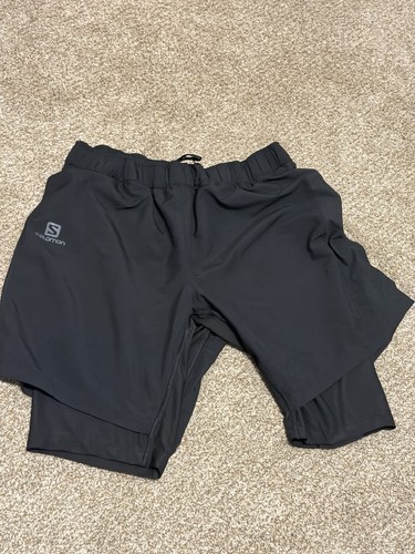 Salomon 2in1 running shorts - salomon,