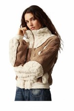 Veste polaire teddy bohème