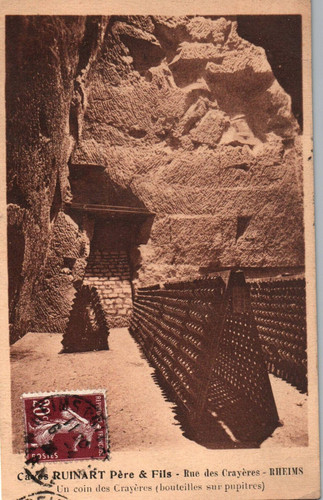 Cpa reims caves - cpa,