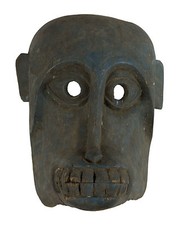 Ancien Masque tibetain singe Hanuman Bois - Himalaya- Chamane -Tibet Nepal #9475