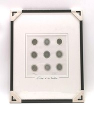 Affiche Huile Veedol signée