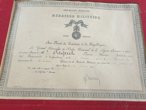 Diplome medaille - de,