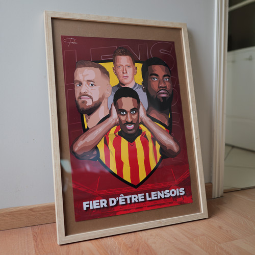 Affiche lens illustration - rc,