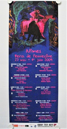 Affiche corrida feria - affiche,