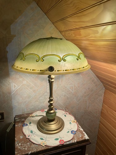Lampe pâte verre - de,