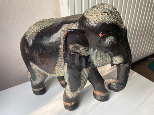 éléphant décoratif bois - Éléphant, en