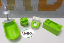 (H11/10) Lot de meubles LEGO Duplo salle de bain pour maison ferme Ponnyhof