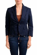 Dsquared2 Navy Distressed One