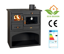 Cuisinière à bois cheminée en fonte top 10 kw cuisinière Prity 1P34