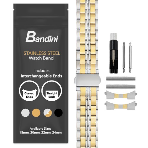 22mm jubilee stainless steel - 22mm,