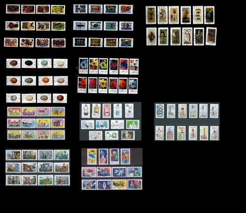 Série timbres adhésifs - la,