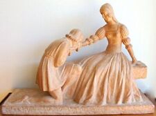 D. H. Chiparus Romeo And Juliet, Terracotta Sculpture