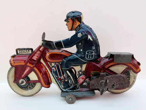 Moto mécanique police patrol - moto,