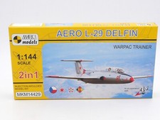 MARK I MODELS 1/144 MAQUETTE KIT AVION AERO L-29 DELFIN #MKM14429 AVEC SA BOITE