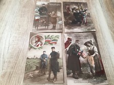 LOT DE 4 CARTES POSTALES