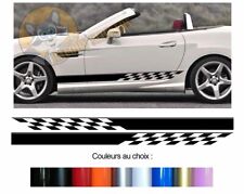 2 BANDES BAS CAISSE POUR MERCEDES SLK SPORT AUTOCOLLANT STICKER BD435N-50
