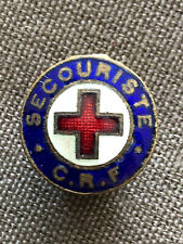 Insigne de secouriste de la Croix rouge Française - 2 eme guerre mondiale