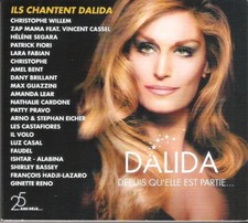 Dalida, depuis qu'elle est partie, rare double CD digipack 41 Titres, comme neuf