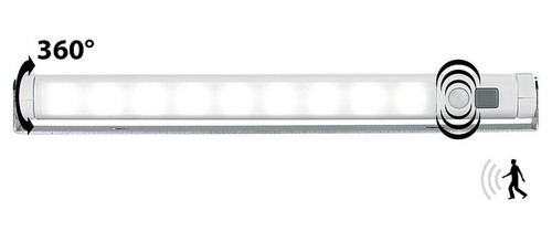 Réglette led avec - réglette, détecteur
