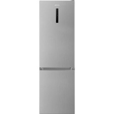 SMEG Réfrigérateur Combiné 331 L Non Frost Écran LED Look Inox Classe Et