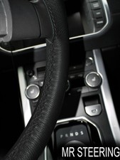 Pour Camion DAF XF105 2006-2014 Vrai Housse Volant Cuir Double Broderie