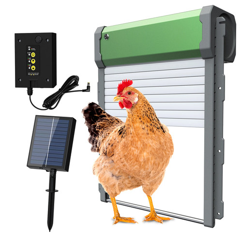 Porte poulailler solaire - poulailler, solaire,