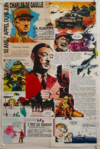 Affiche general gaulle 50 - general,