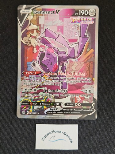 Carte pokémon genesect - carte, v