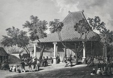 JEUX GUERRIERS A BANKALANG JAVA VOYAGE INDE ET CHINE LA FAVORITE 1830 LAPLACE