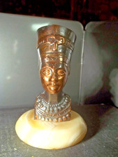 BUSTE DE NÉFERTITI EN CUIVRE