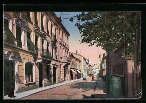 Cpa duss mühlenstrasse - duss, i.