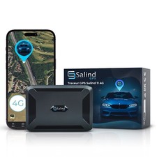 Salind 11 4G – Traceur GPS Magnétique pour Voiture, Moto et Camion, Antivol