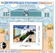 BLOC CNEP  N° 93  PARIS  SALON  D' AUTOMNE 2023 DENTELE    GARE   BASTILLE.