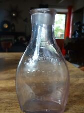 Ancien biberon MONCHOVAUT pompe avec graduation verre moulé/soufflé bébé vintage