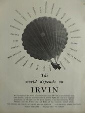 5/1952 PUB IRVIN IRVING AIR CHUTE PARACHUTE ORIGINAL AD