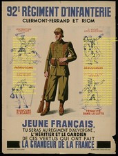 ww2 Photo 92e RI Clermont Riom