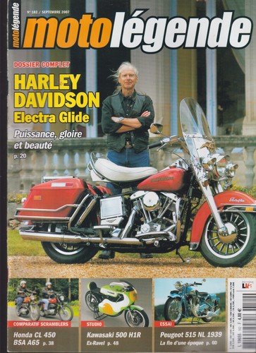 Moto legende 182 harley - n°182,