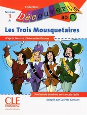 BD Les trois Mousquetaires - Niveau 1 (A1) - Lecture Découverte - Livre + CD, Th