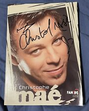 Livre Collector Rare Dedicace Autograph Christophe Mae